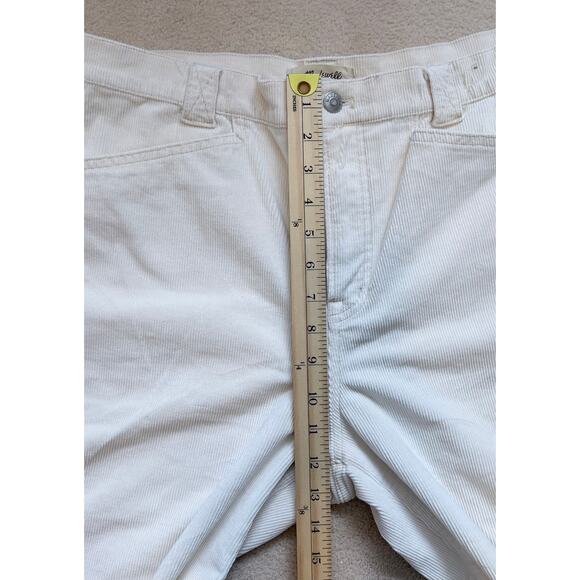 Madewell Emmett 2.0 Wide-Leg Pants in Corduroy Antique Cream Item NM364 Size 31 - Picture 9 of 14